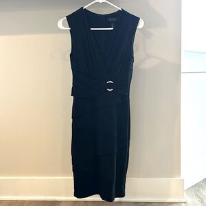“Instantly Slimming” White House Black Market Cocktail Dress, Size 2 - Black